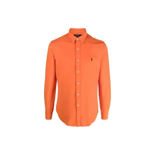 Polo Ralph Lauren Shirts Men Orange