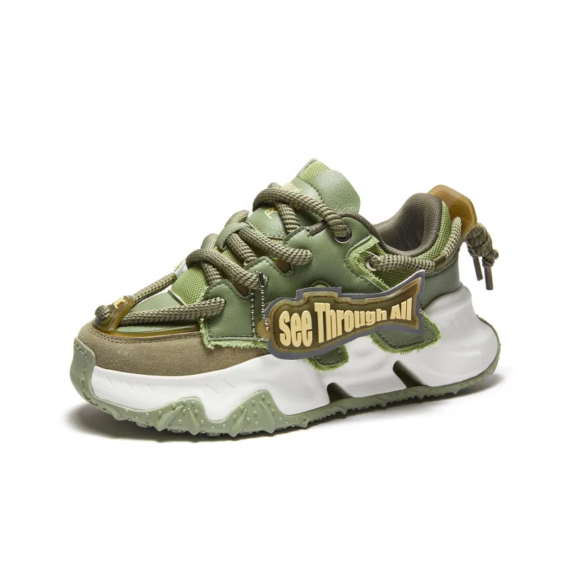 RIFUGIO VO' Flying Fish No.1 Wear-Resistant Height Increasing Low-Top Chunky Sneakers Unisex-50