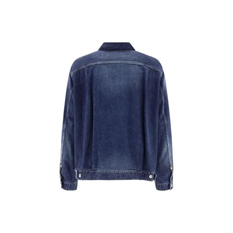 Sacai Straight point Collar Cotton Jacket-1