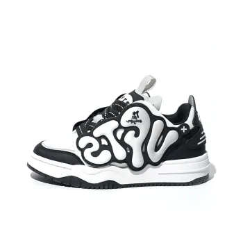 VFTS Puffy Shoes Anti-Slip Wear-Resistant Low-Top Skateboard Shoes Unisex