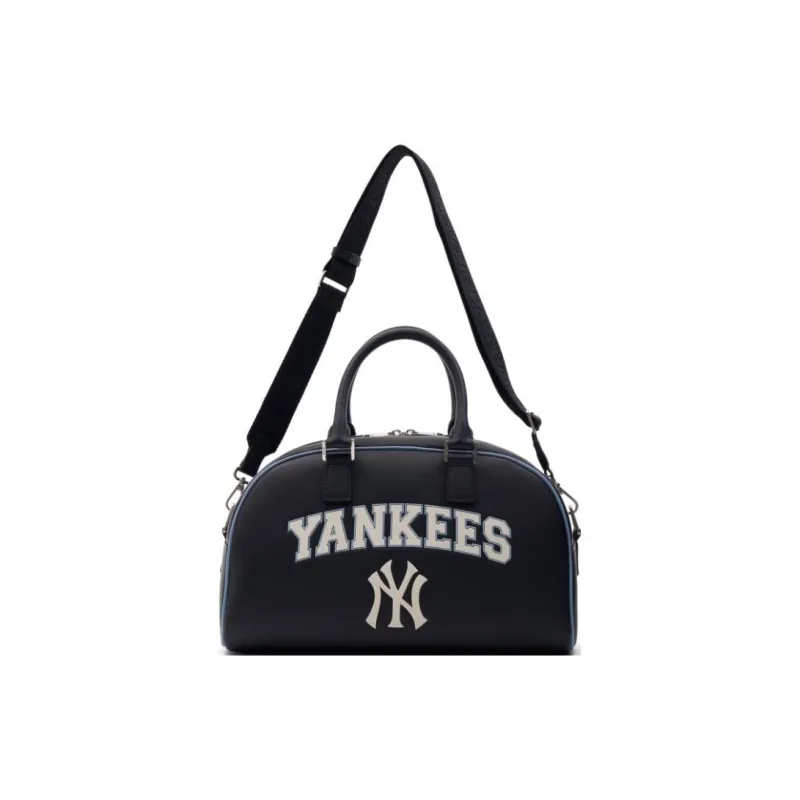 MLB Artificial Leather Bowling Bags Crossbody One Shoulder Handbag Gym Bag Travel Bag Swim Bag Tubas Unisex Black-5