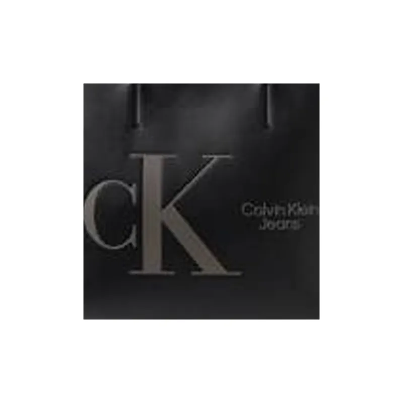 CK/Calvin Klein Polyurethane Tote Bag Shopping Bag Handbag Regular Women's Black-4