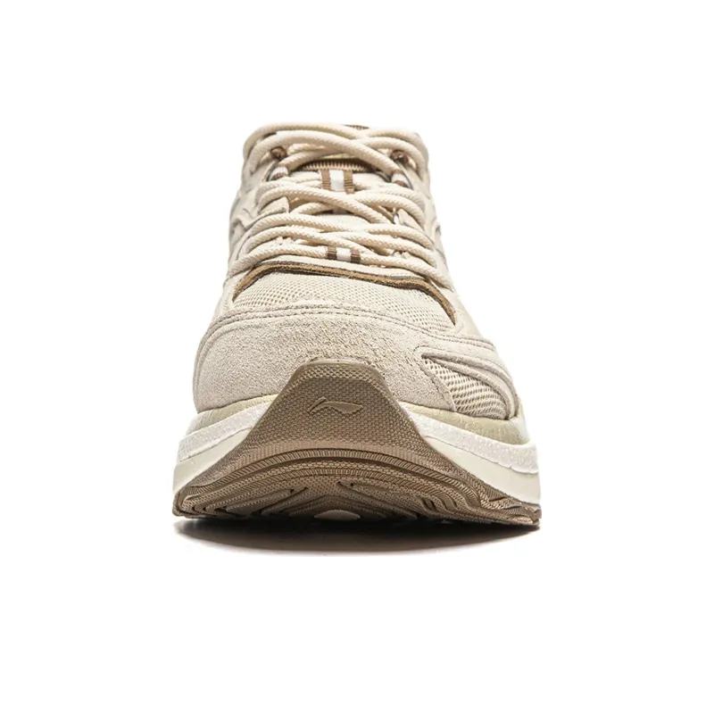 LiNing Beyond Infinity Anti-Slip Wear-Resistant Low-Top Casual Shoes Women's Light Brown-4