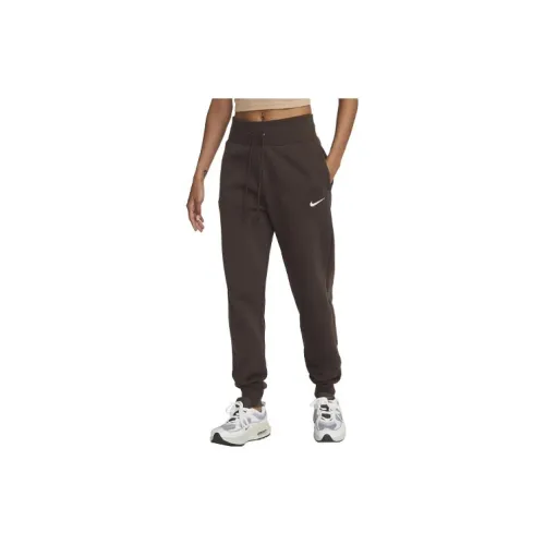 Nike Knitted Sweatpants Women's Dark Brown