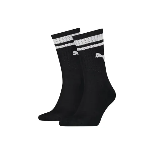 PUMA Knee-High Socks Unisex 2 Pack Black