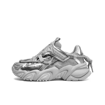 SK.TRIP Mecha Low-Top Chunky Sneakers Men's Titanium Gray