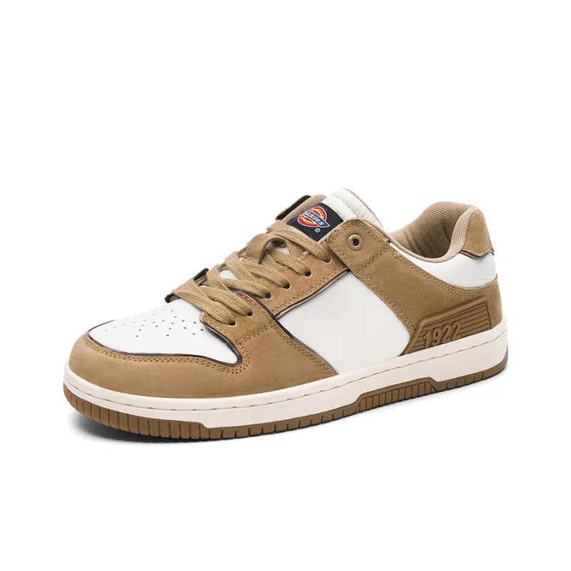 Dickies 100th Anniversary Low-Top Skateboard Shoes Men's White Brown-1