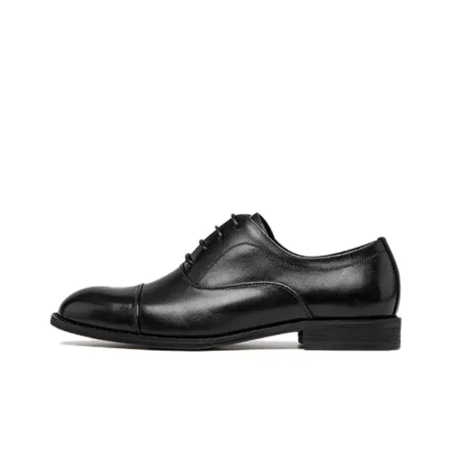 VICKI BROWN Dress Shoes Men Low-Top Black