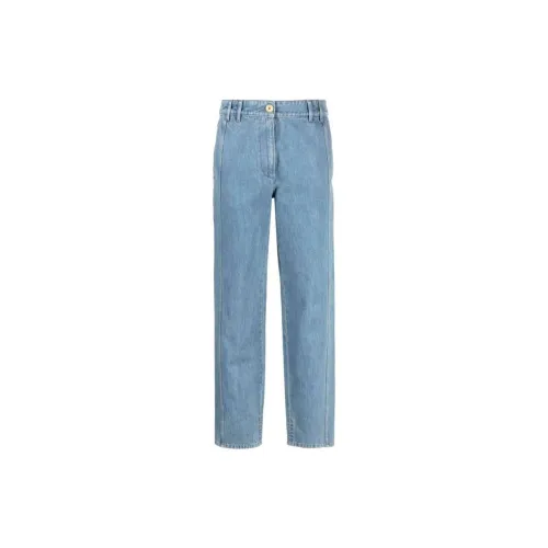 Patou Cargo Low-rise Tapered Jeans