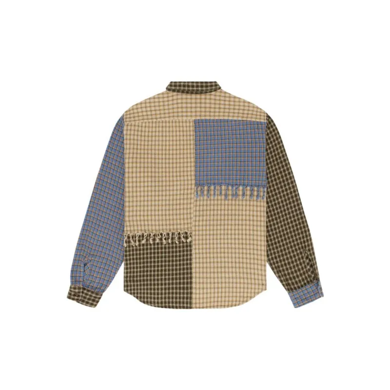 Denim Tears Shirts Unisex Beige Blue-1