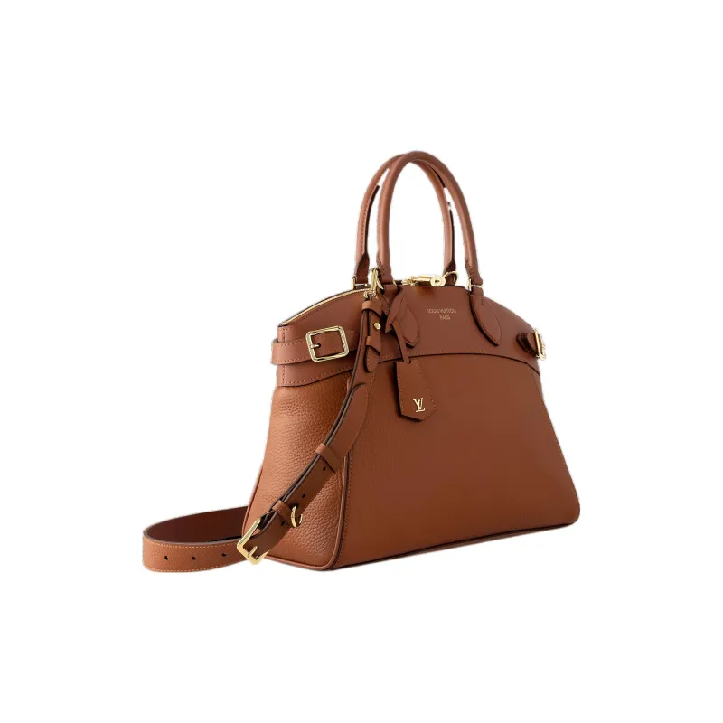 LOUIS VUITTON Cow Leather Shoulder Bag, Crossbody Bag, Handbag Regular Women's Brown-1