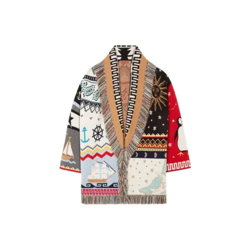 Alanui Mysteries Patchwork Cardigan