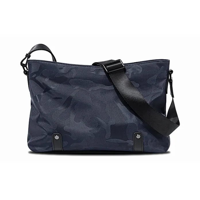 BJIAX Nylon Casual Backpack Crossbody Bag Shoulder Bag Unisex Blue Camouflage/Black Camouflage/Black-6