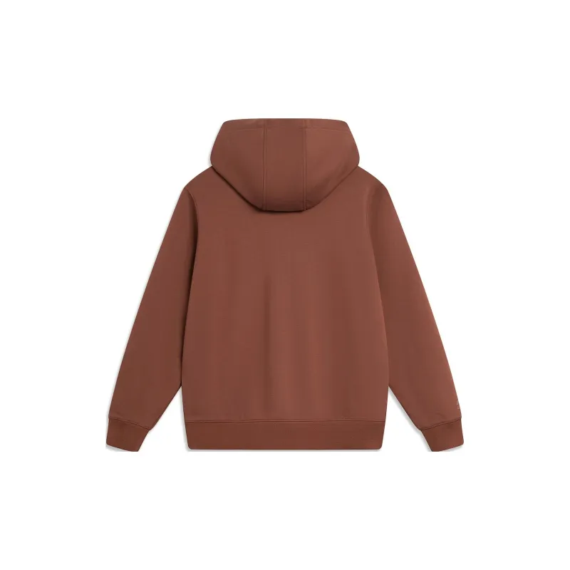 LiNing Sports Life Collection Sweatshirt Unisex Milk Coffee Brown-1