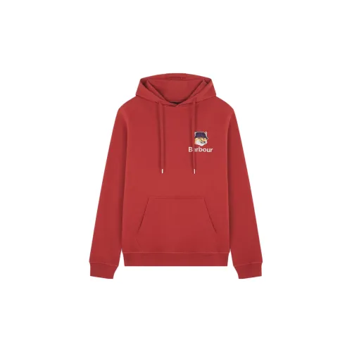 Barbour X Maison Kitsune Sweatshirts Unisex Red