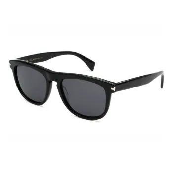 Lanvin Plastic Irregular Shape Sunglasses Men's Black