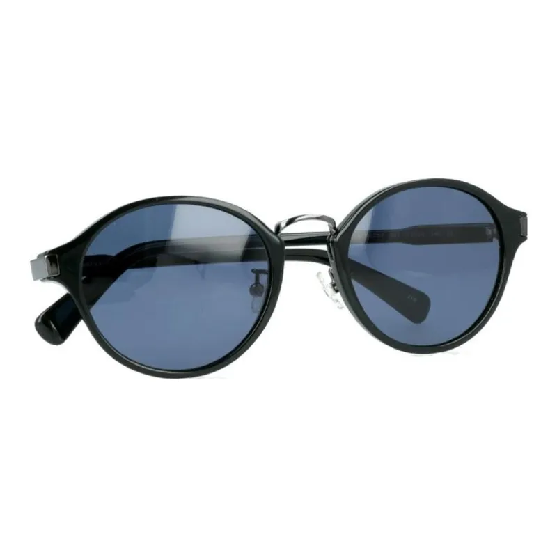 LONGCHAMP Cellular Plastic Oval Sunglasses Unisex Black-2