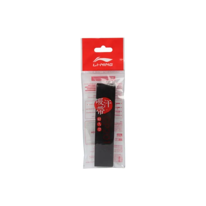 LiNing Badminton Grip Tape Black Polyurethane Thin GP201 6 Pack-0