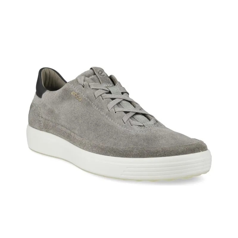 Ecco Low Top Skateboard Shoes Men's Gray-3