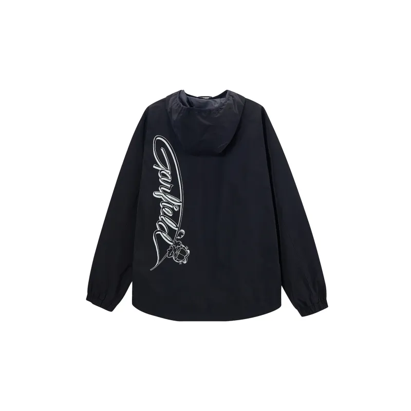 FUN X Garfield Trench Coat Unisex Black-1