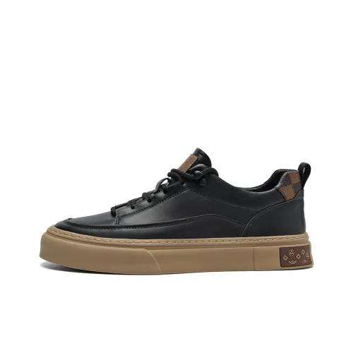 SEPTWOLVES Skateboard Shoes Men Low-Top