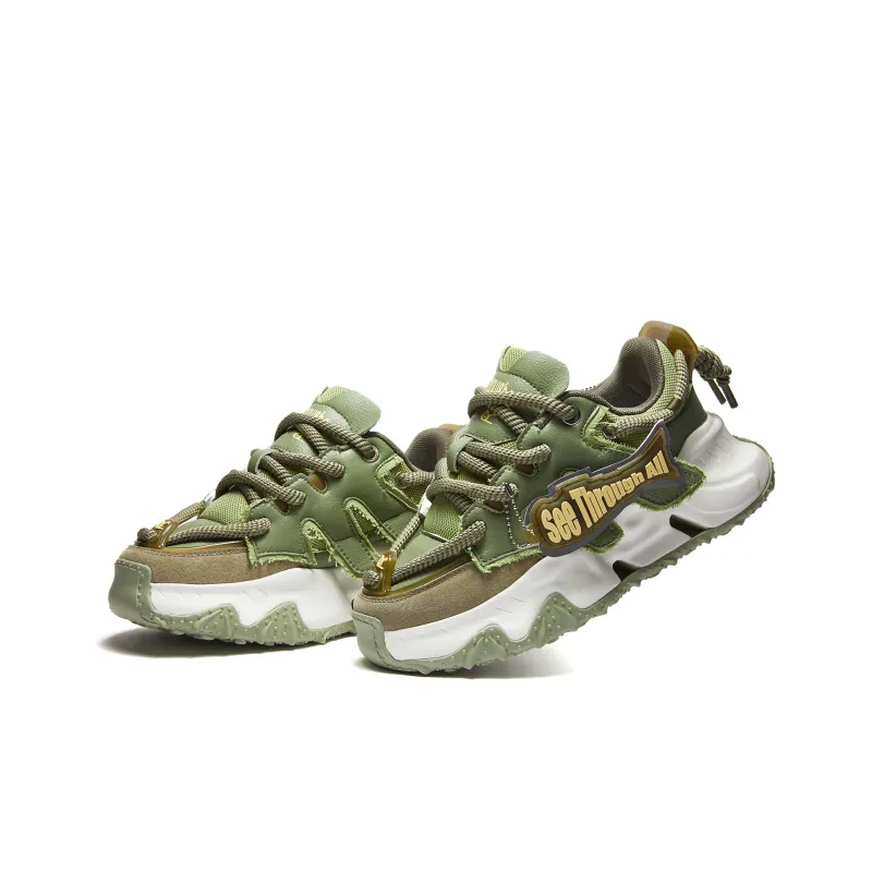RIFUGIO VO' Flying Fish No.1 Wear-Resistant Height Increasing Low-Top Chunky Sneakers Unisex-51