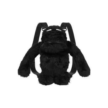 Supreme Bounty Hunter Collaboration Plush Backpack Regular Unisex Black