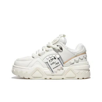DY Red Eye Collection Puffy Shoes Unisex White