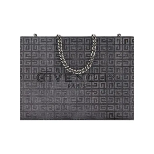 GIVENCHY G-Tote Canvas Tote Bag Shopping Bag Handbag Medium Size Women's Dark Gray