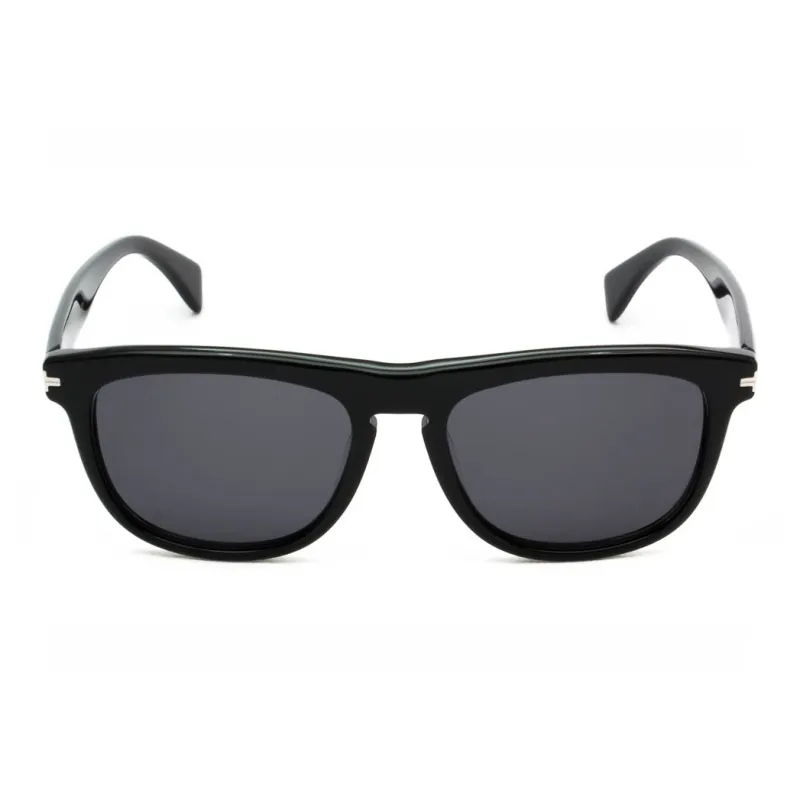 Lanvin Plastic Irregular Shape Sunglasses Men's Black-1