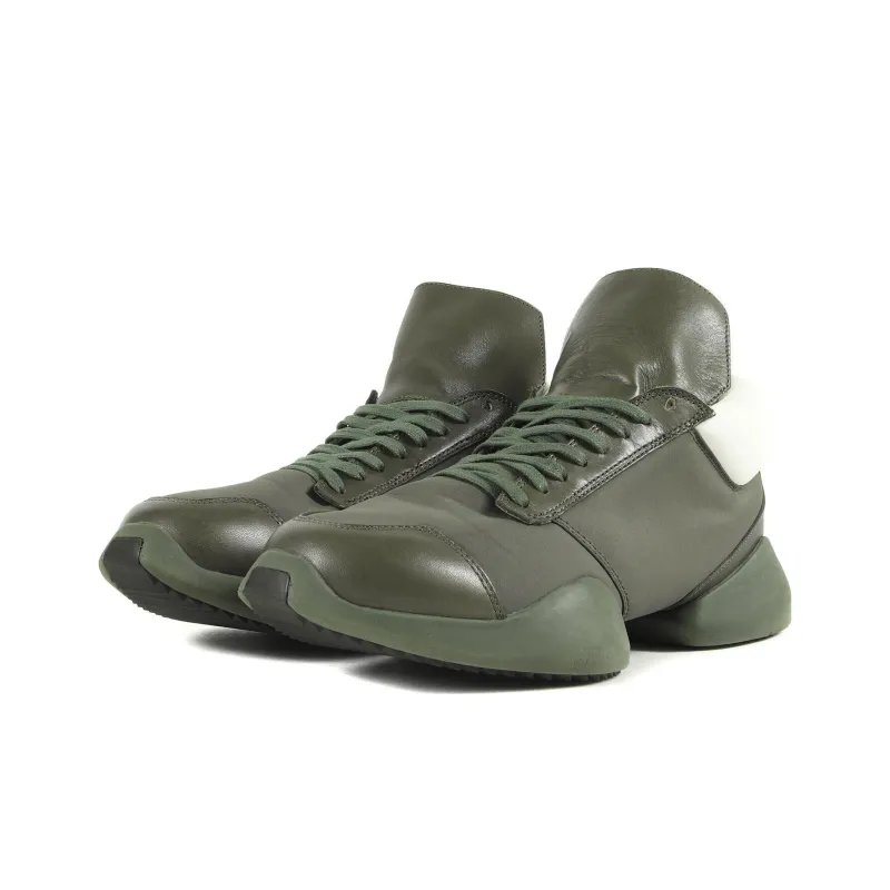 Adidas Tech Runner X Rick Owens 'Earth Green'-2
