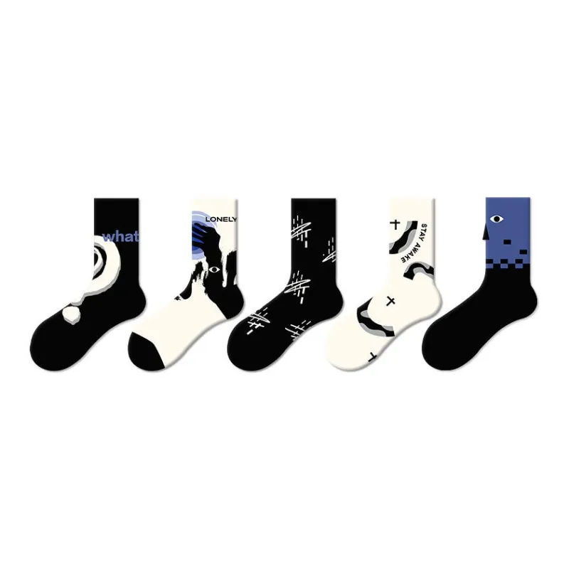 JKN Unisex Mid Calf Socks-9