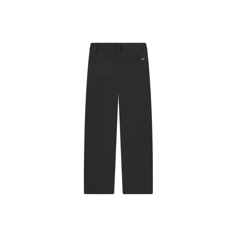FILA Knitted Sports Pants Women's Jet Black-1