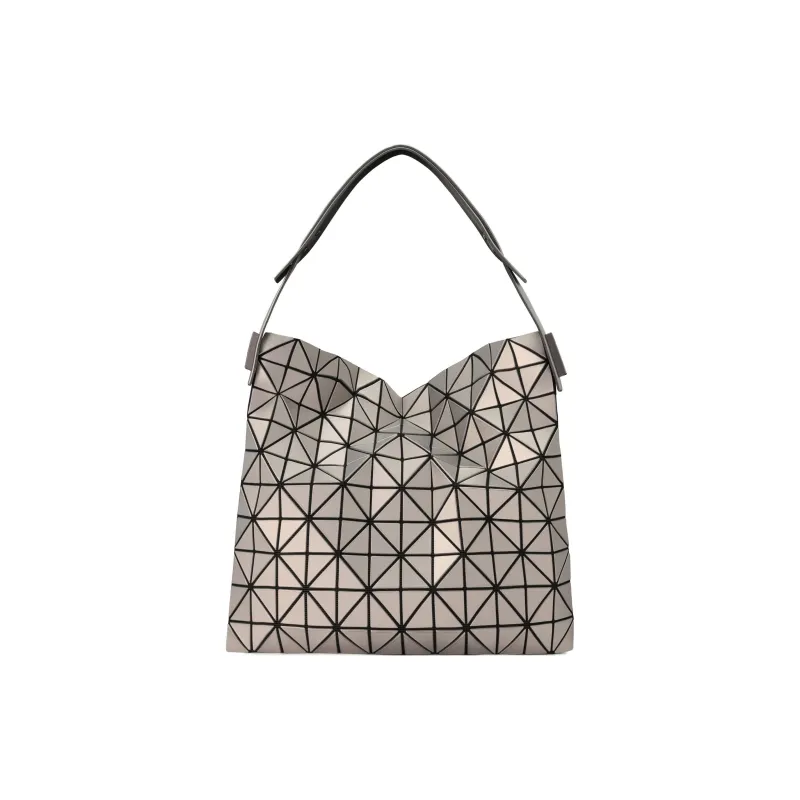 ISSEY MIYAKE PVC Polyvinyl Chloride Resin One Shoulder Handbags Women's Silver-4