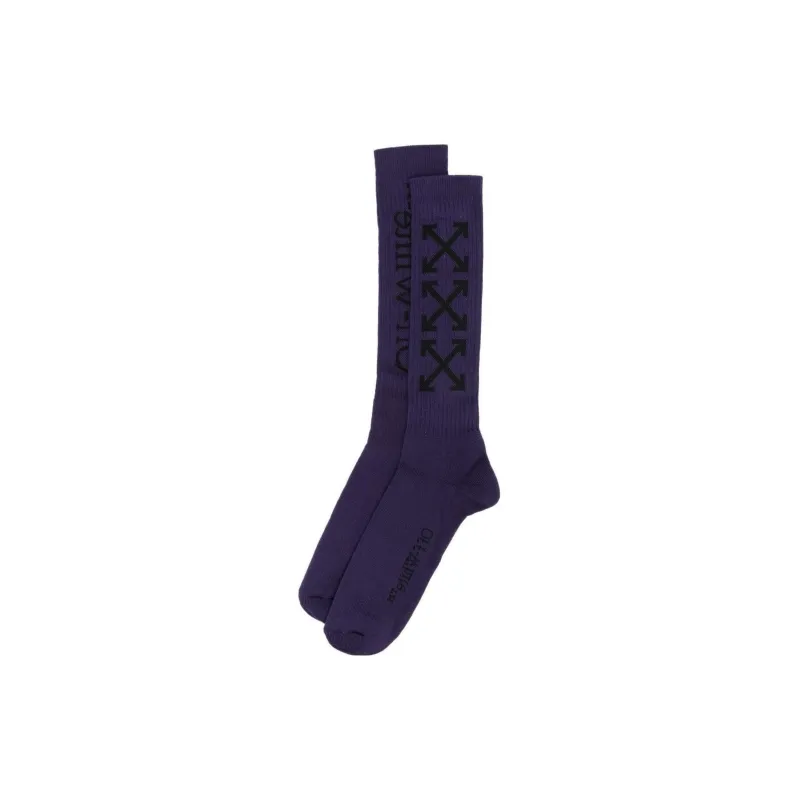 OFF WHITE Unisex Knee high Socks-0