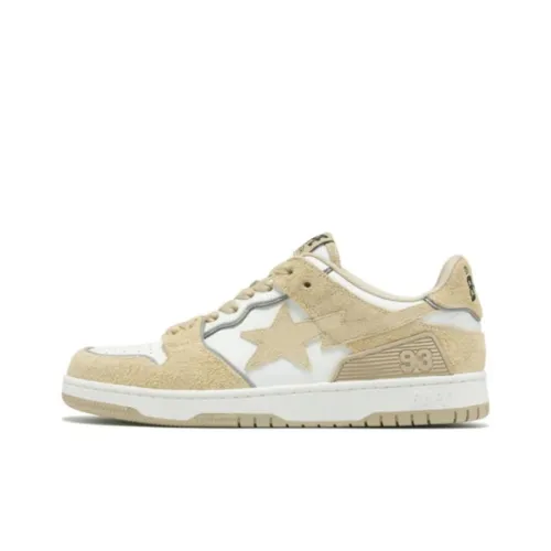 BAPE A BATHING APE Bape SK8 Sta Beige Suede