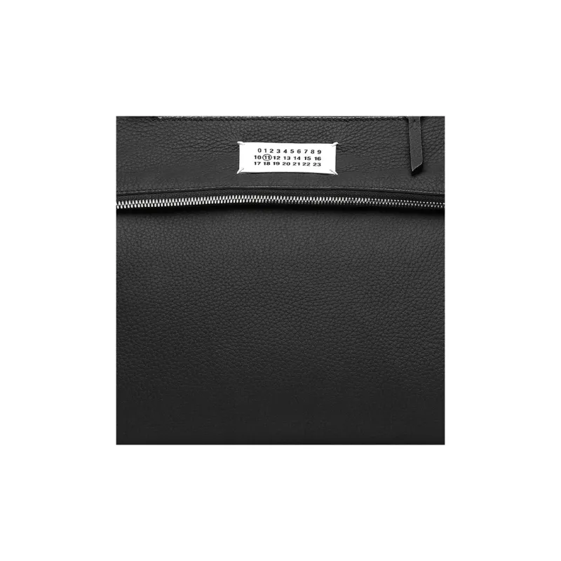 Maison Margiela Logo Patch Zipped Shoulder Bag-4