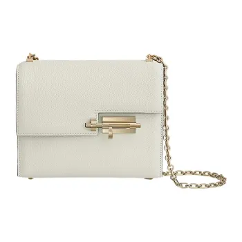 HERMES Verrou Mysore Goat Skin Verrou Bag, Shoulder Bag, Crossbody Bag Mini Women's 0TMushroom White