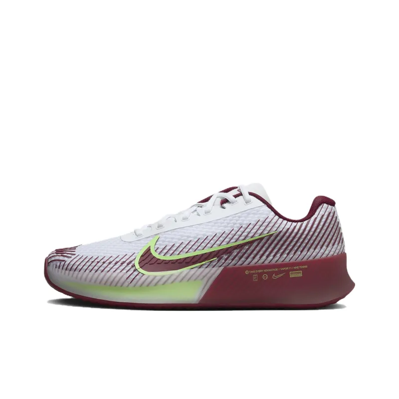 Nike Court Air Zoom Vapor 11 Hc White Team Red Lime Blast-0
