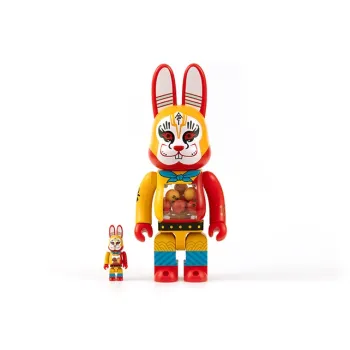 BE@RBRICK X The King Of Underdogs 400%100% Seven Years Of Victory General Of Conquest Trendy Figures 7/28cm