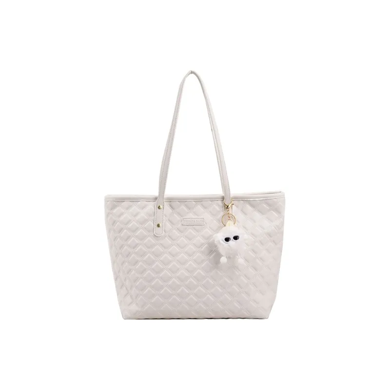 MARKANGARO PU Tote Women's Black White Pink-9