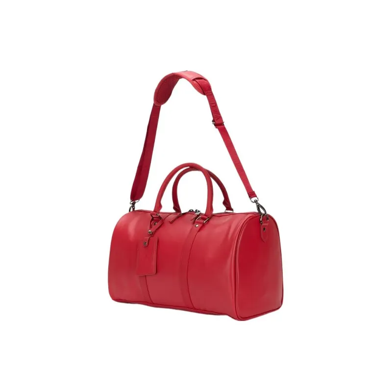 Jordan Polyester One Shoulder Portable Travel Bag Regular Unisex Red-2