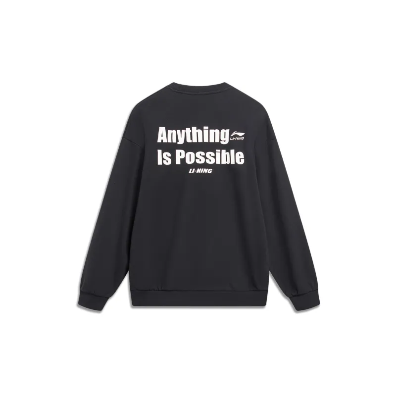 LINING Sports Life Collection Sweatshirts Men Black-1