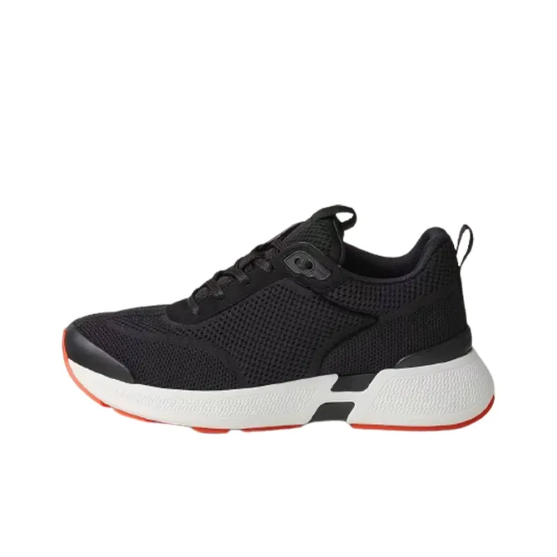 HERMES Heros Low Top Casual Shoes Men's Black-0