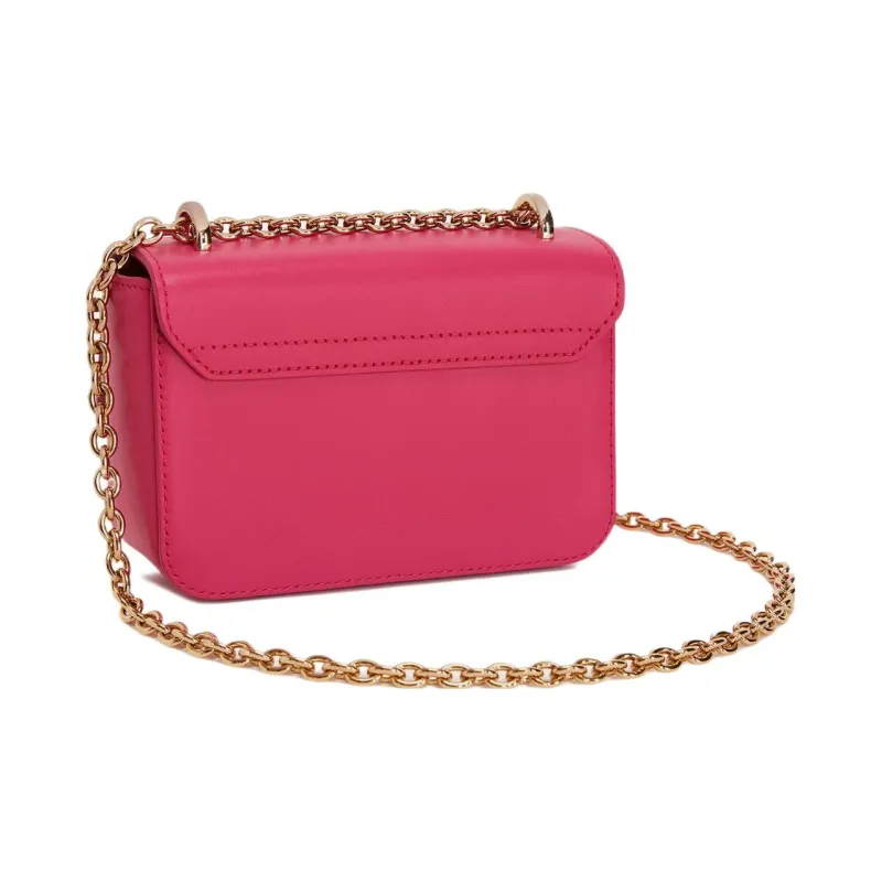 Furla Metropolis Collection Cow Leather Shoulder Bag, Crossbody Bag Mini Women's Fuchsia-3
