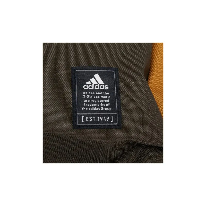 Adidas Polyester Laptop Backpack Regular Unisex Dark Gray Olive Green-4