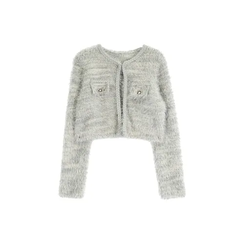 Okmashop Sweaters Women's Gray White