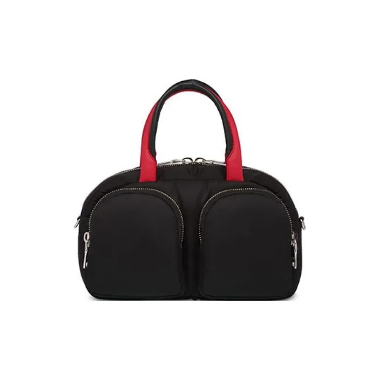 PRADA Nylon Handbag Women's Black-2