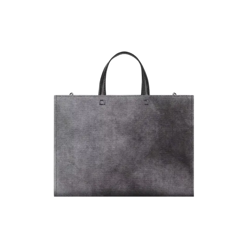 GIVENCHY G-Tote Washed Cotton Canvas Canvas Bag Tote Bag Shopping Bag Handbag Medium Size Women's Dark Gray-2
