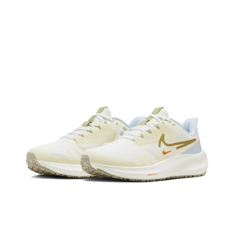 Nike Air Zoom Pegasus Shield Road Running Shoes 'Pale Ivory White Gold' Women's-2